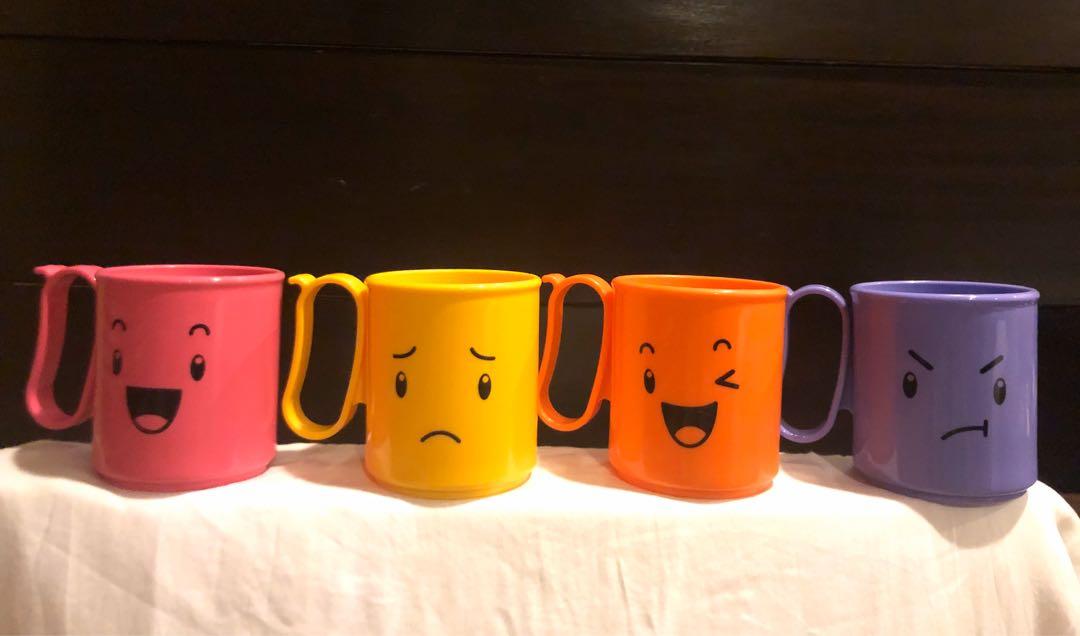 Tupperware Mood Mugs (4), Furniture & Home Living, Kitchenware & Tableware, Coffee & Tea