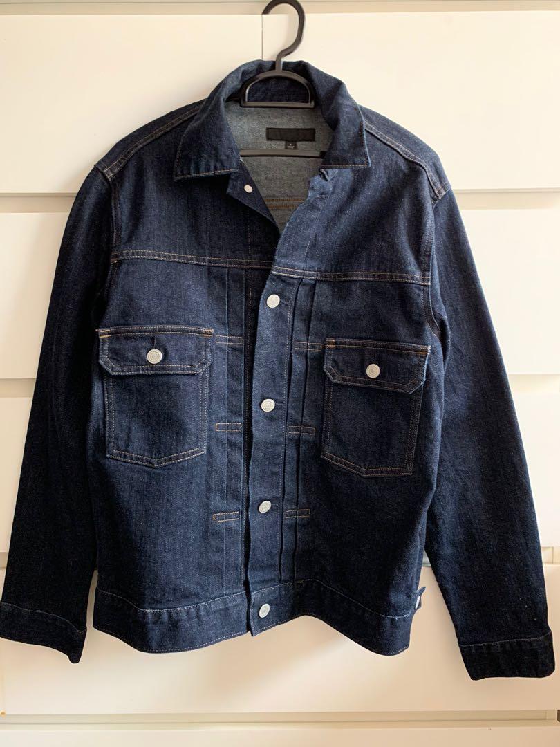 Uniqlo Men Denim Jacket Men S Fashion Clothes Outerwear On Carousell