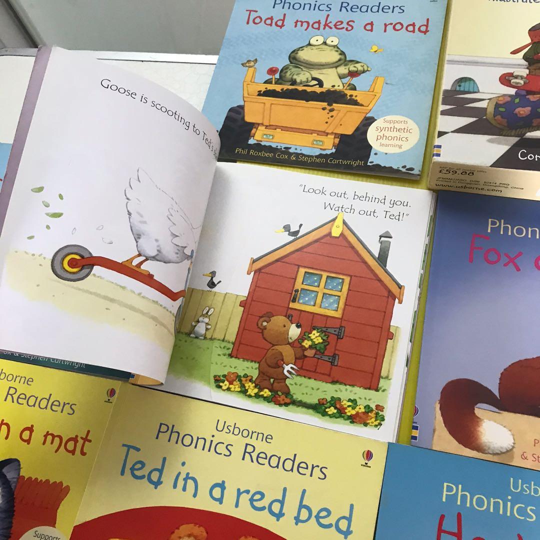 Usborne Phonics Readers Book Set Box 2, Hobbies & Toys, Books