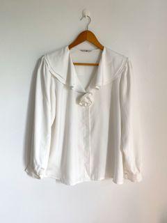 Vintage White Blouse