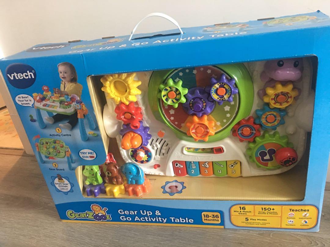 Vtech gear up & go shop activity table