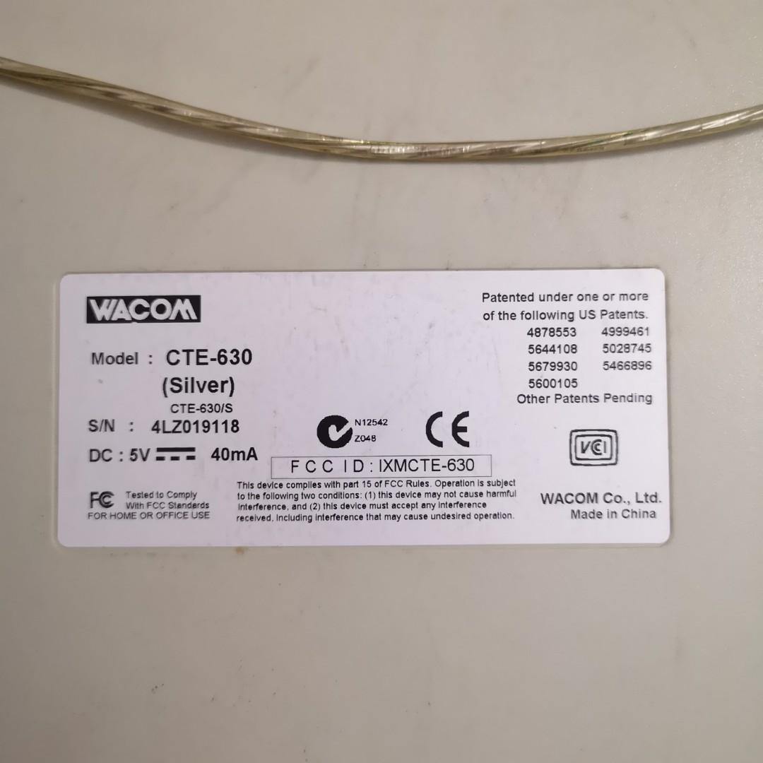 Wacom Drawing Tablet (CTW-630) GUC, Mobile Phones & Gadgets, E-Readers ...