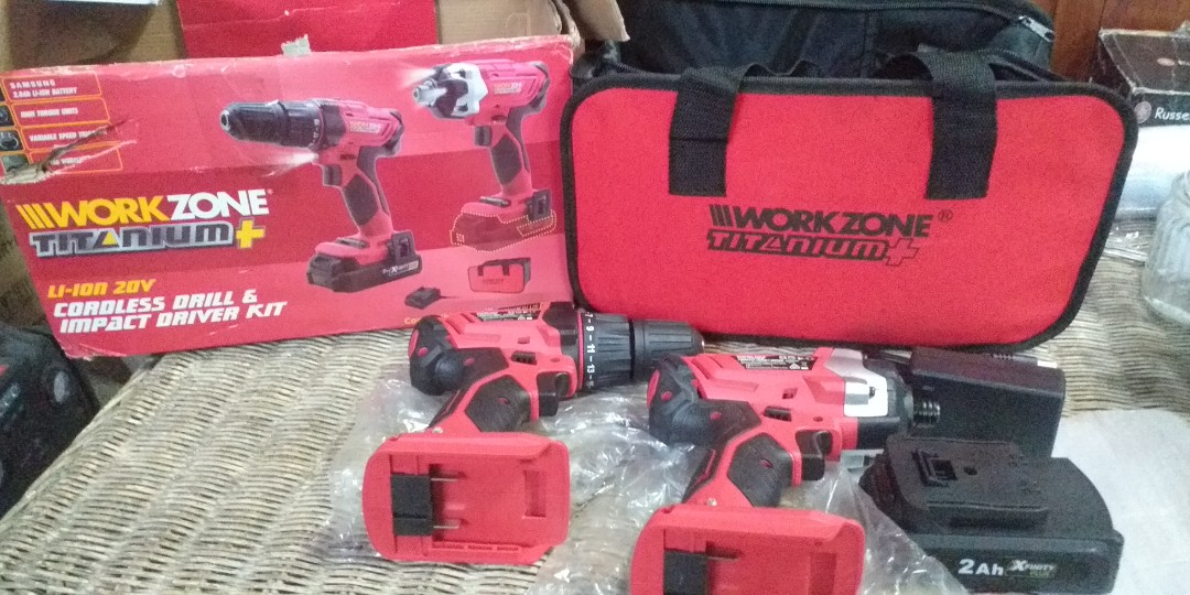 Workzone hotsell titanium drill
