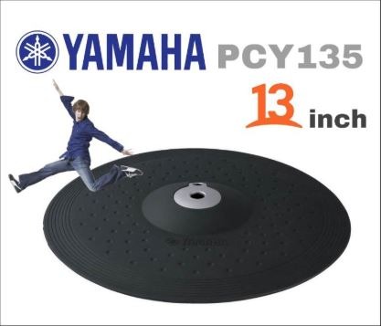 Yamaha PCY135 3 Zone Cymbal Pad 13