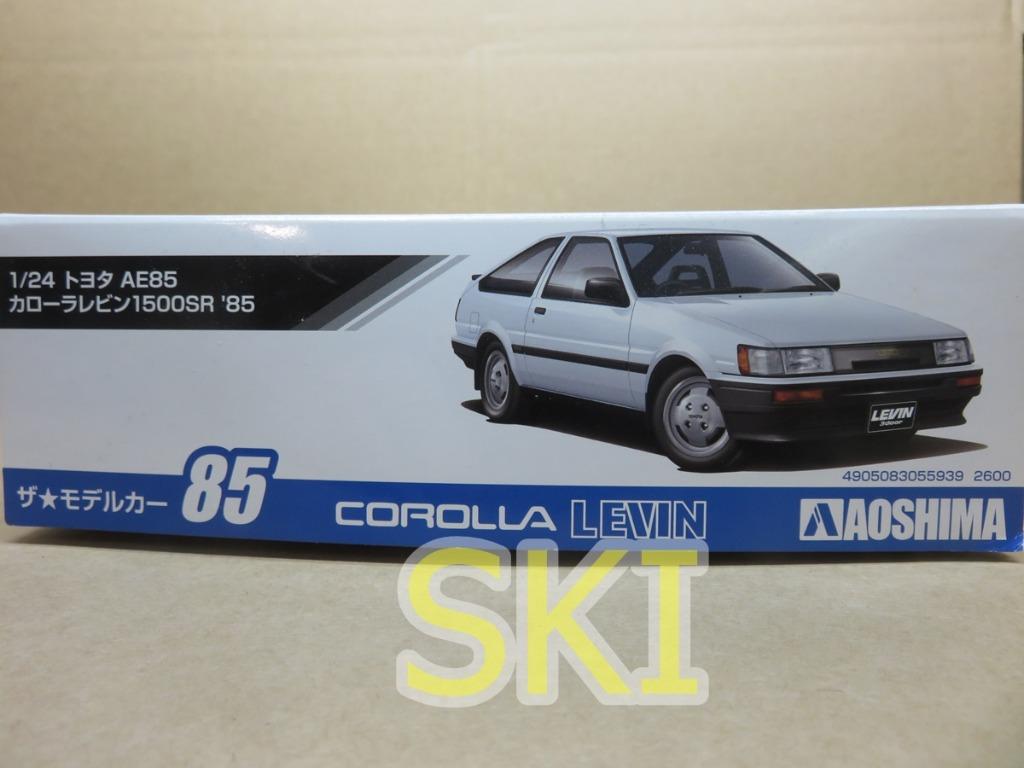 汽車模型青島aoshima 1 24 Toyota Corolla Levin Ae85 1500 Sr 85 玩具 遊戲類 玩具 Carousell