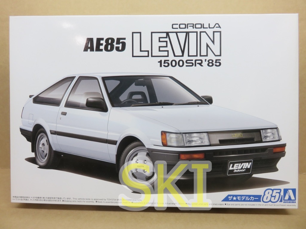 汽車模型青島aoshima 1 24 Toyota Corolla Levin Ae85 1500 Sr 85 興趣及遊戲 玩具 遊戲類 Carousell