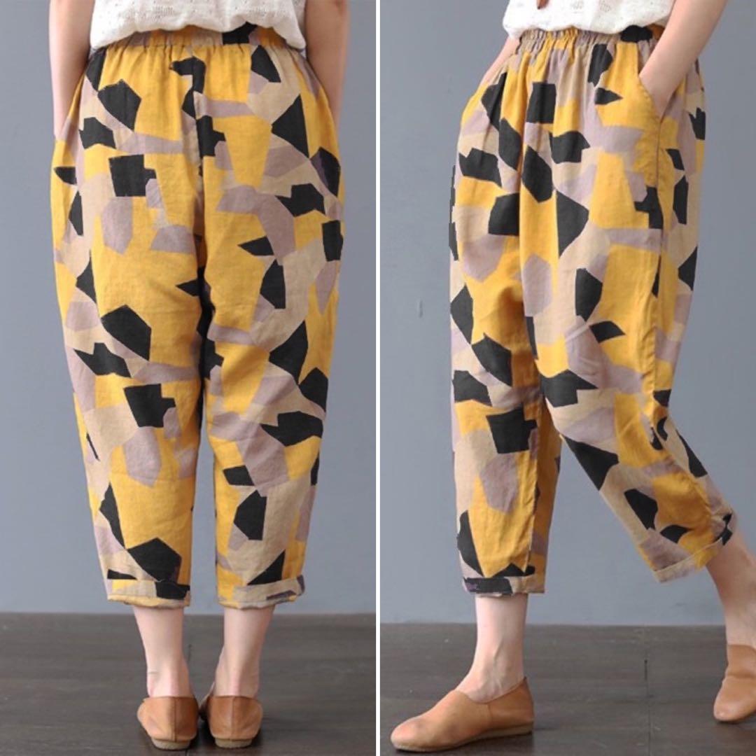 womens casual cropped pants