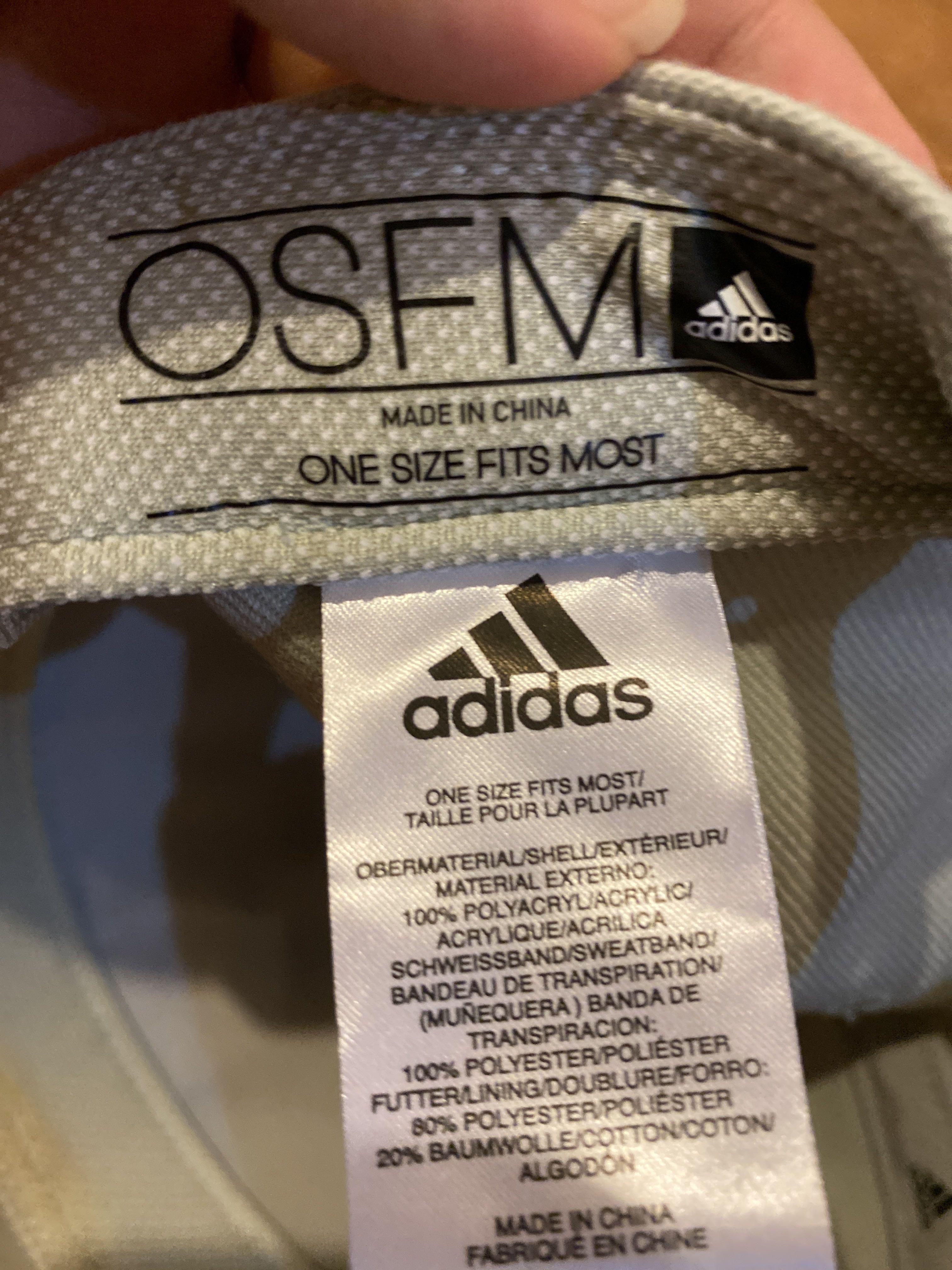 Adidas Ash Silver H90 Logo Cap Men s Fashion Watches Accessories Caps Hats on Carousell
