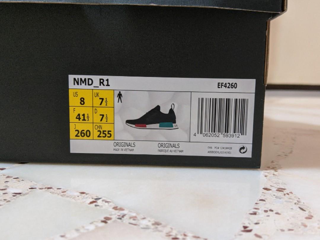 Adidas NMD R1 (Core Black/Glory Green/Lush Red), Men's Fashion, Footwear,  Sneakers on Carousell