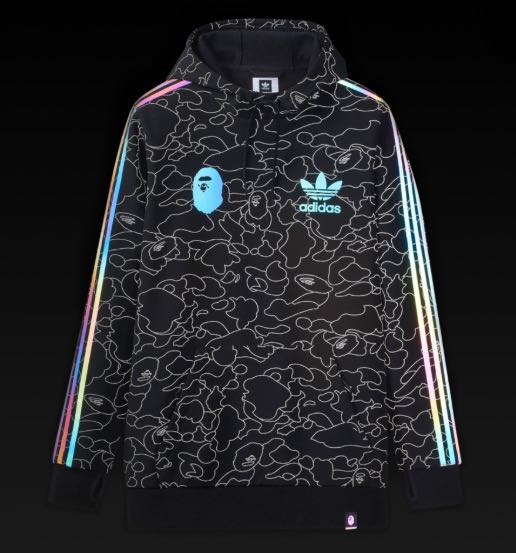 Adidas x top bape hoodie tech