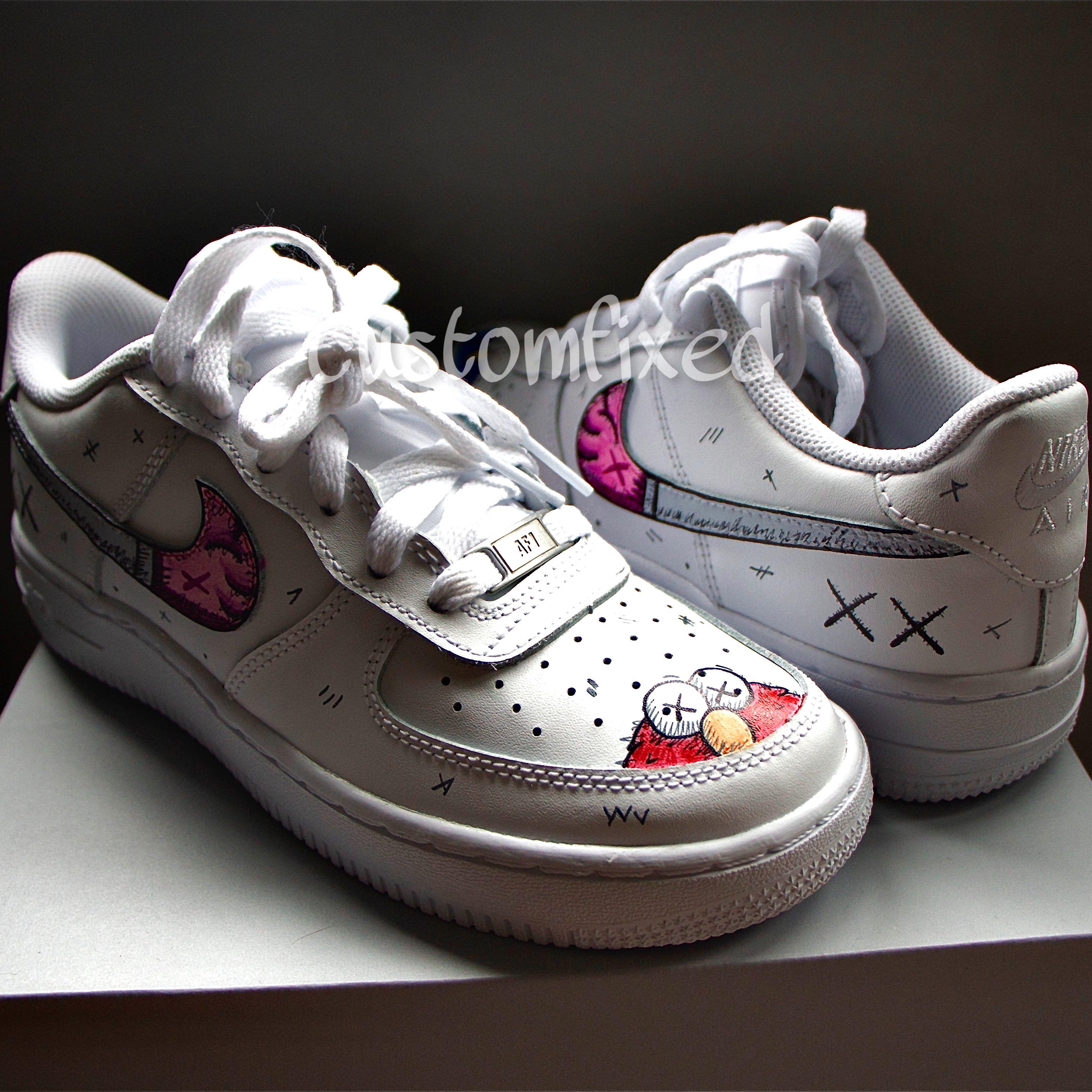 Kaws x sesame street air deals force 1