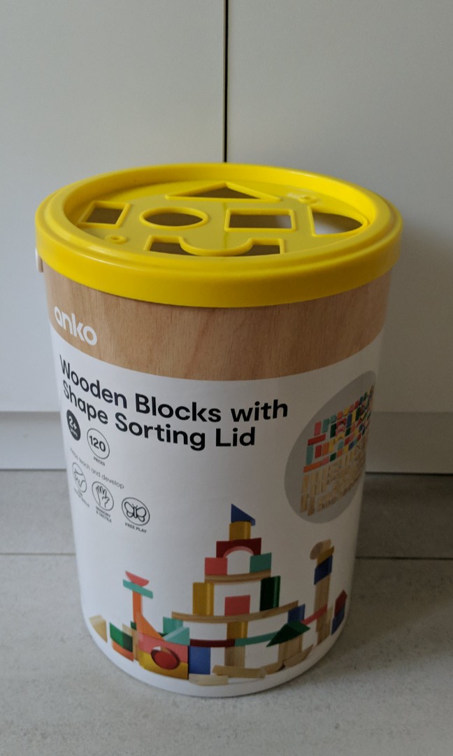 Wooden blocks shop kmart