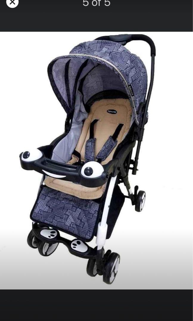 apruva folding deluxe baby stroller