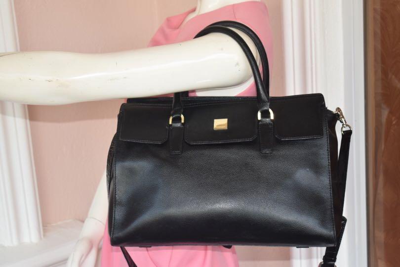 Authentic Double M Milano Leather 2 way Bag