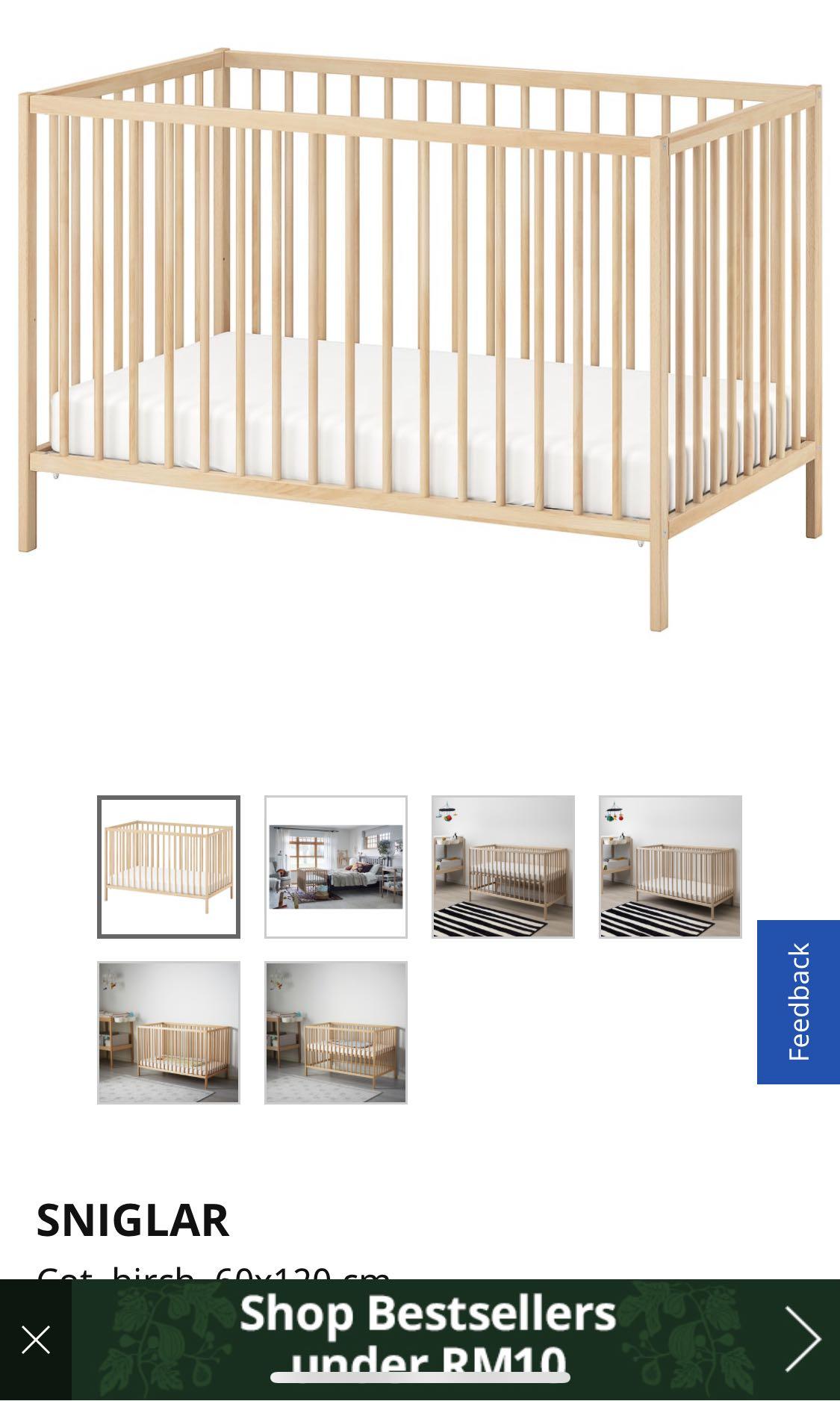 Harga baby cot ikea store