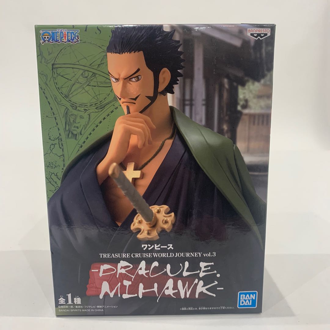 Banpresto One Piece Treasure Cruise Dracule Mihawk Figure - World Journey Vol.3 Collectible