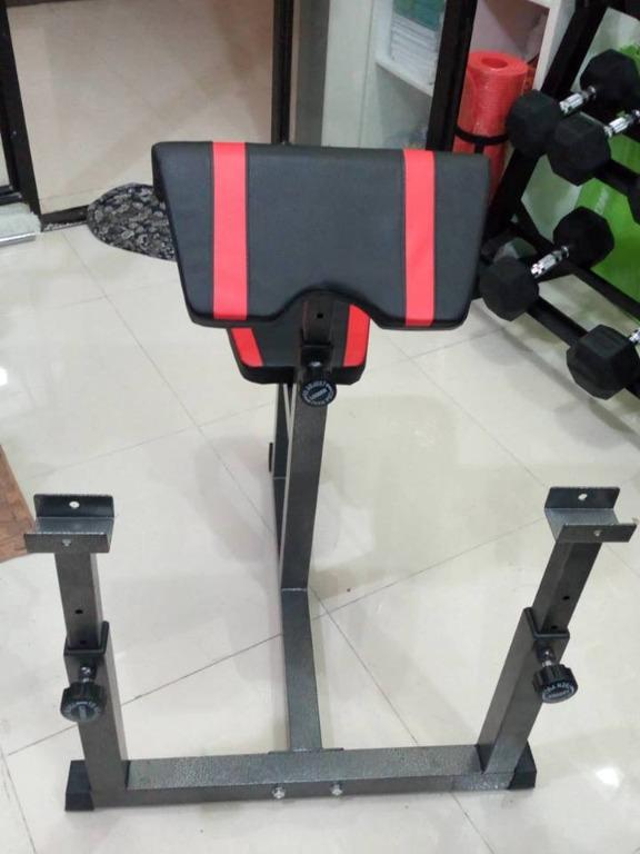 Bicep Bench Gym Equipment Sports Exercise And Body Building On