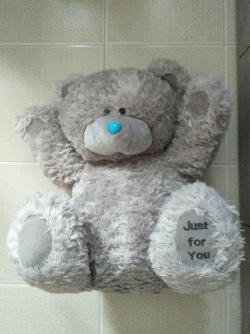 big fluffy stuffed bear