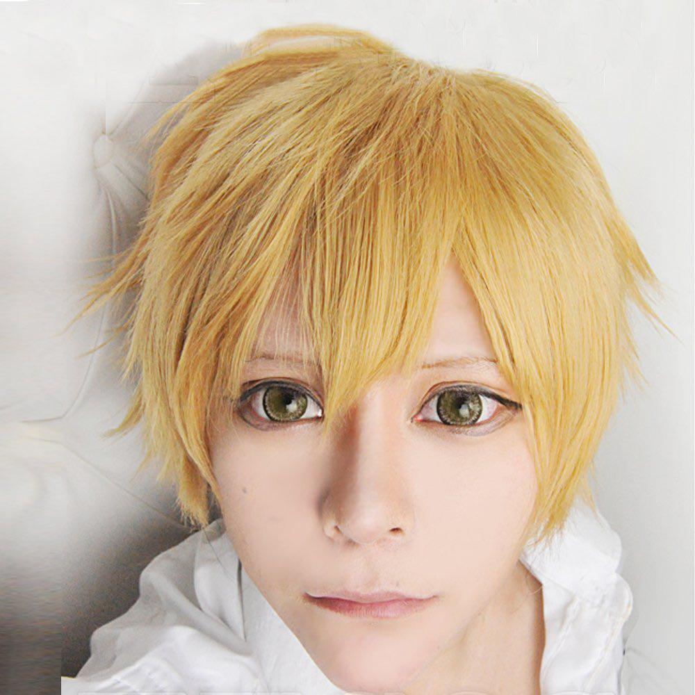 Blonde Male Wig Hobbies Toys Memorabilia Collectibles Fan Merchandise on Carousell