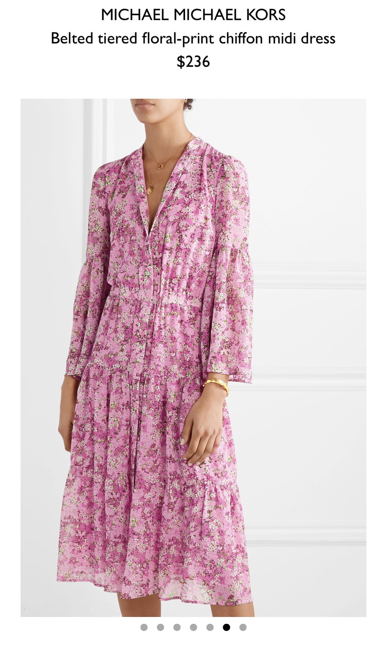michael kors lilac dress