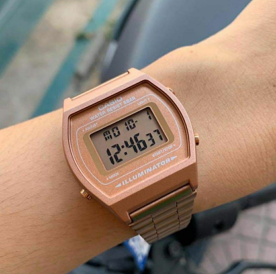 ORIGINAL CASIO WATCH ROSEGOLD B640W Women s Fashion Watches