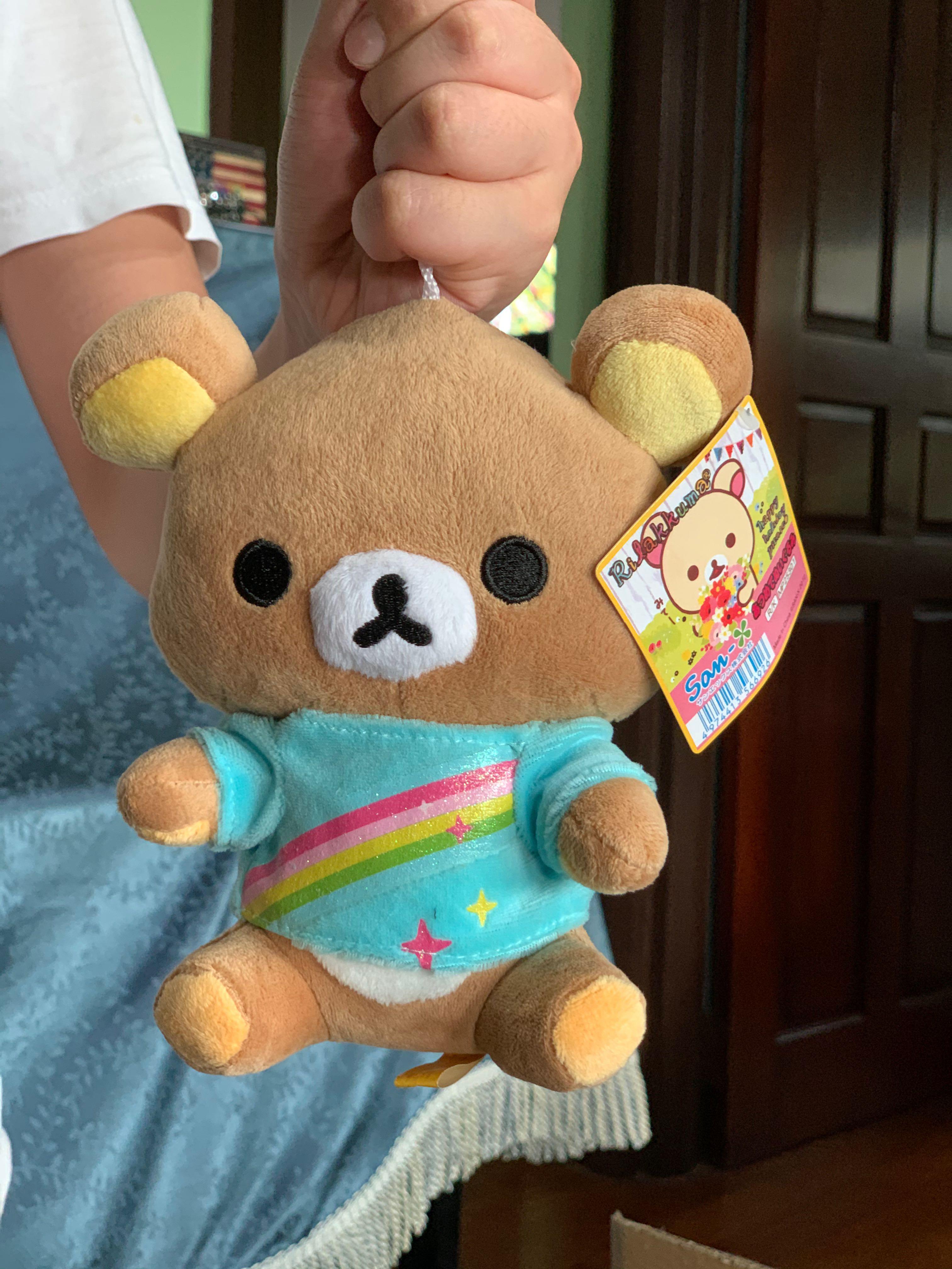 rilakkuma rainbow plush