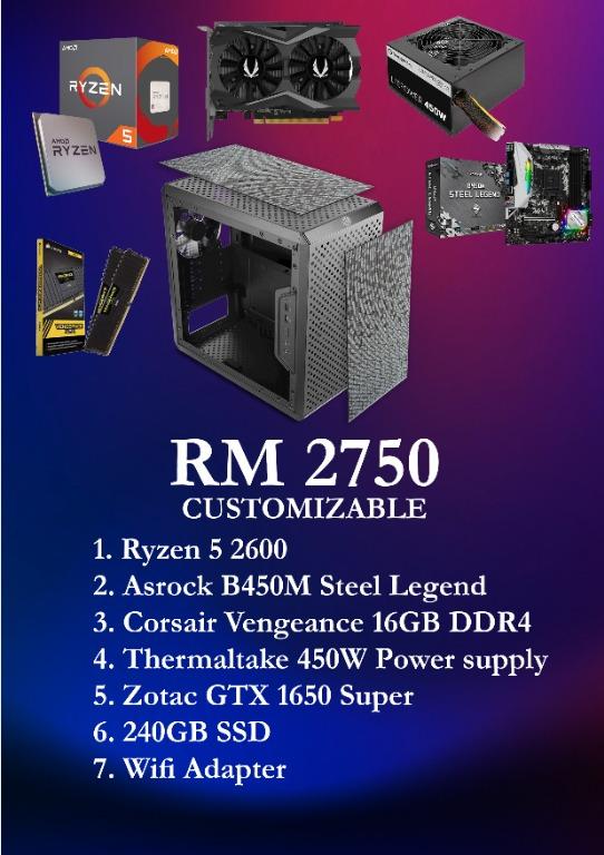 Ryzen 5 2600 gtx 1650 super fortnite shop