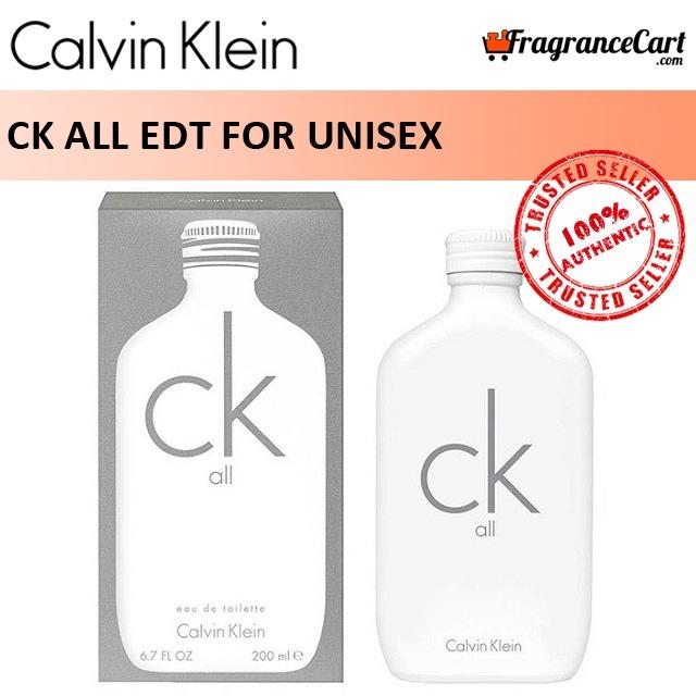 Calvin Klein cK All EDT for Unisex (100ml/200ml/Tester) Men Women