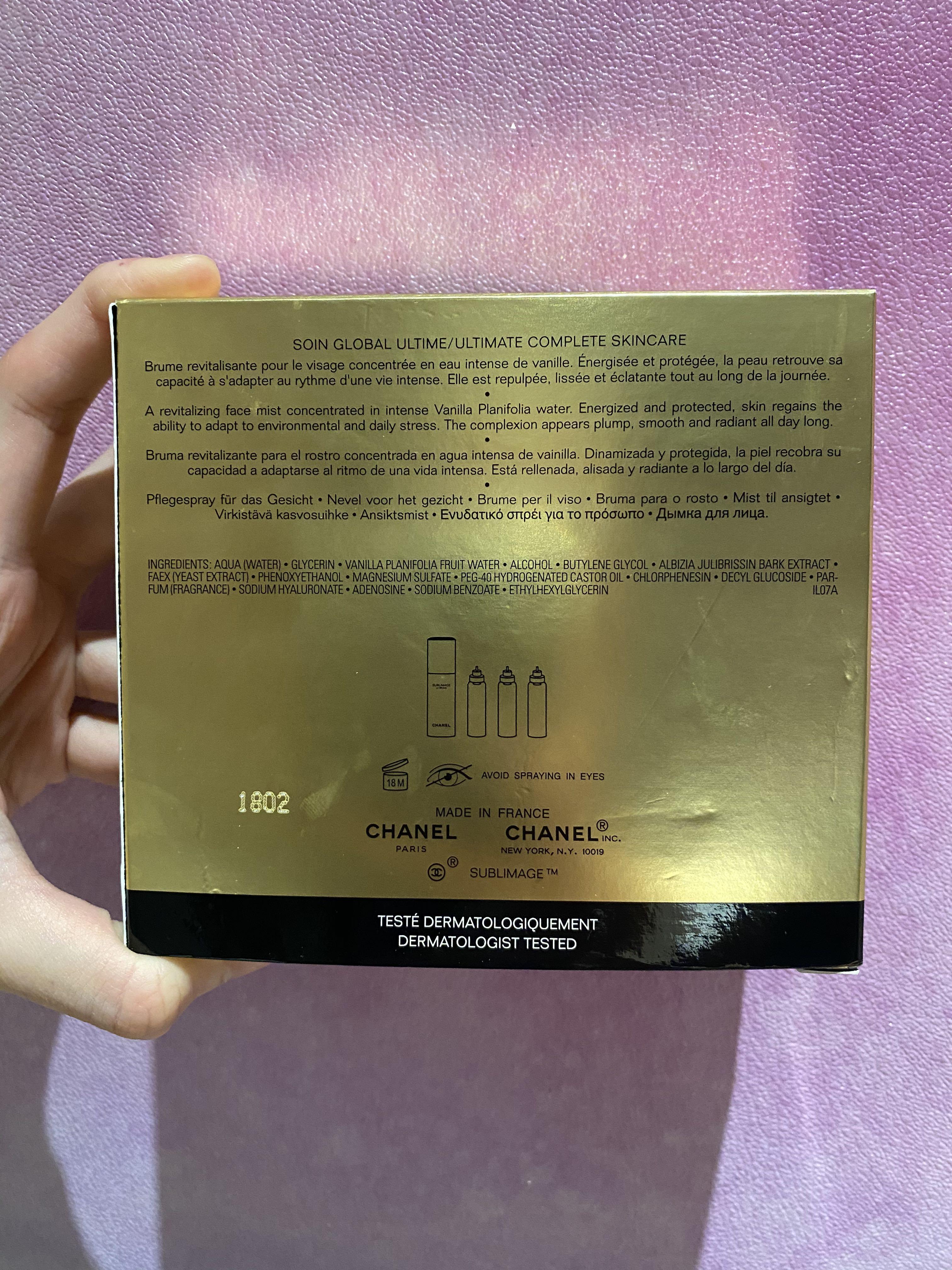 Chanel Sublimage Intense Revitalizing Mist, Beauty & Personal Care