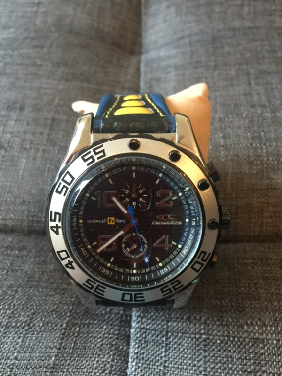 Chronotech Men s CT.7893M 05 Renault F1 Team Leather Watch
