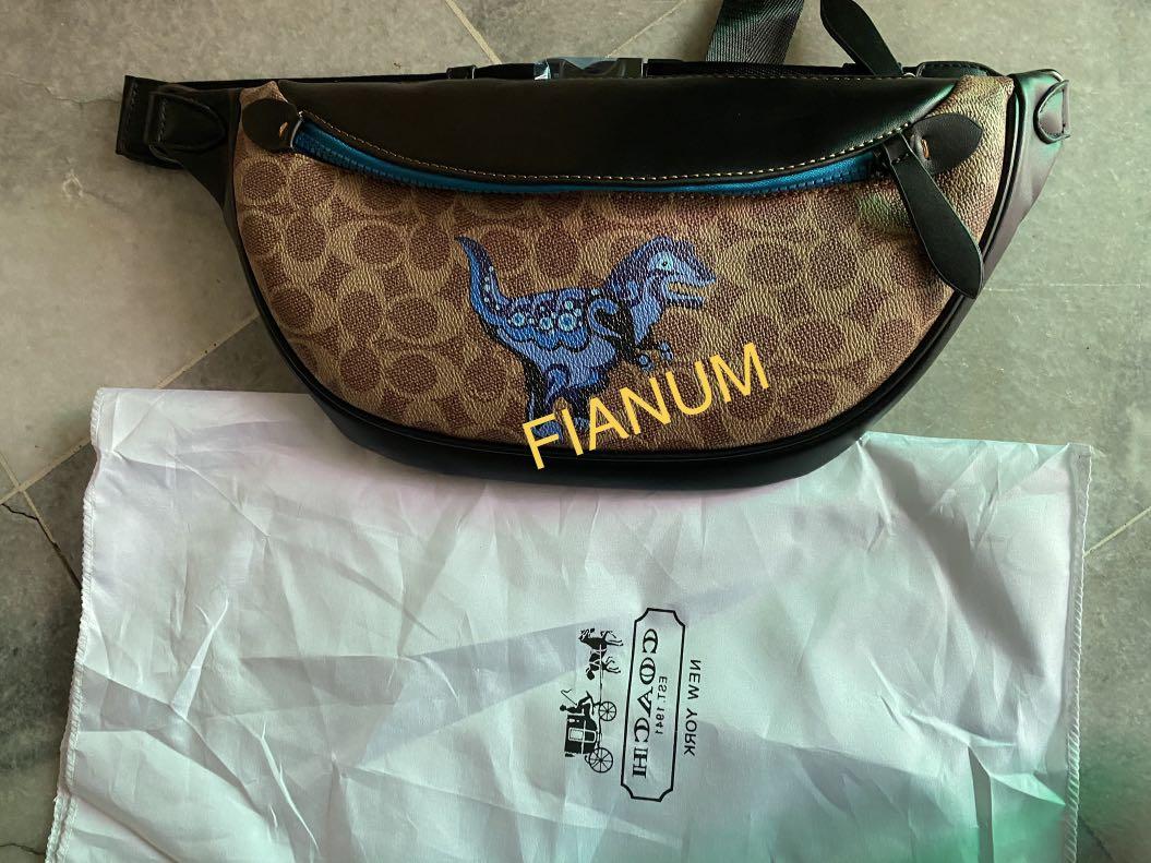 Coach dinosaur waist 2025 bag