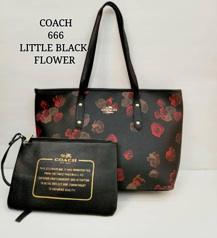COACH FLOWER TOTE BAG