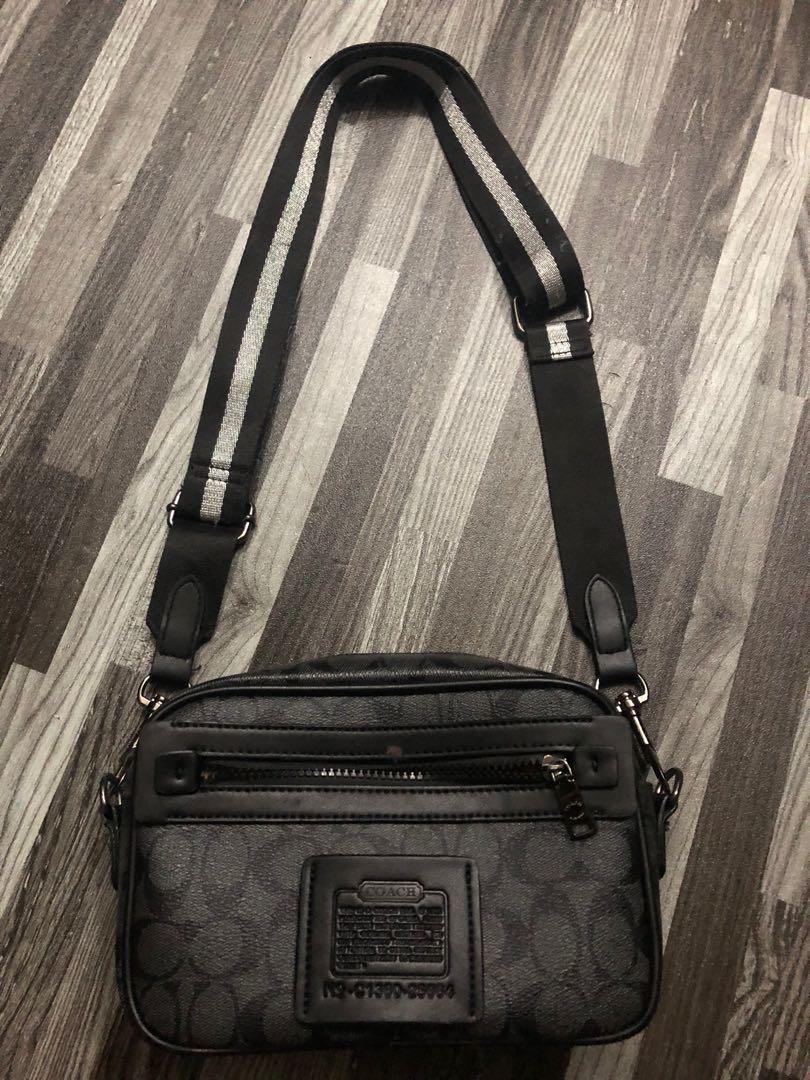 Mens sling bag coach sale