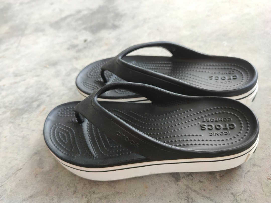Crocs Cb Platform Flp, Women's Fashion, Footwear, Wedges on Carousell