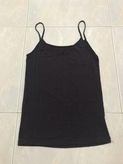 Dark Grey Spag Top