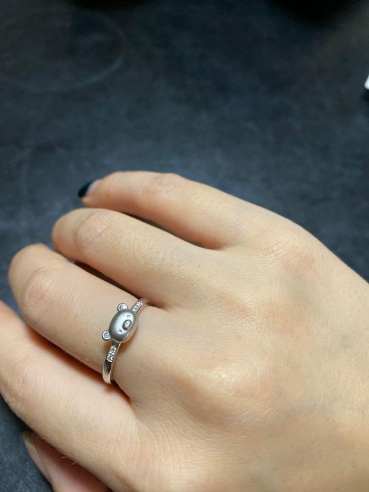 Diamond Ring (Category: Body Jewelry) located in Singapore. Submitted by summer0722 (Listing ID 1007281945, Image 2). Description: Original price $650+ Limited Rilakkuma Design Real diamonds and white gold. With box. Looks 90% new .