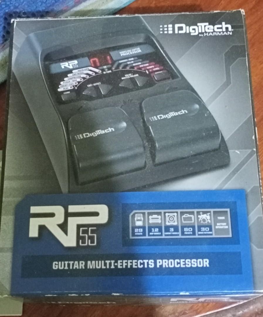 Digitech Rp55v DIGITECH RP55 Guitar Multi-Effects Processor, Audio, Other Audio ...