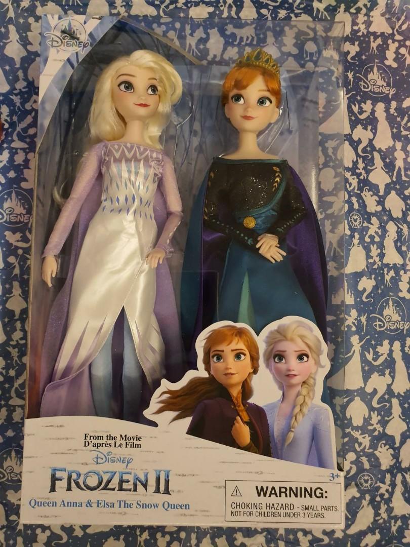 Disney Queen Anna And Snow Queen Elsa Classic Doll Set Frozen 2 115 H Hobbies And Toys 