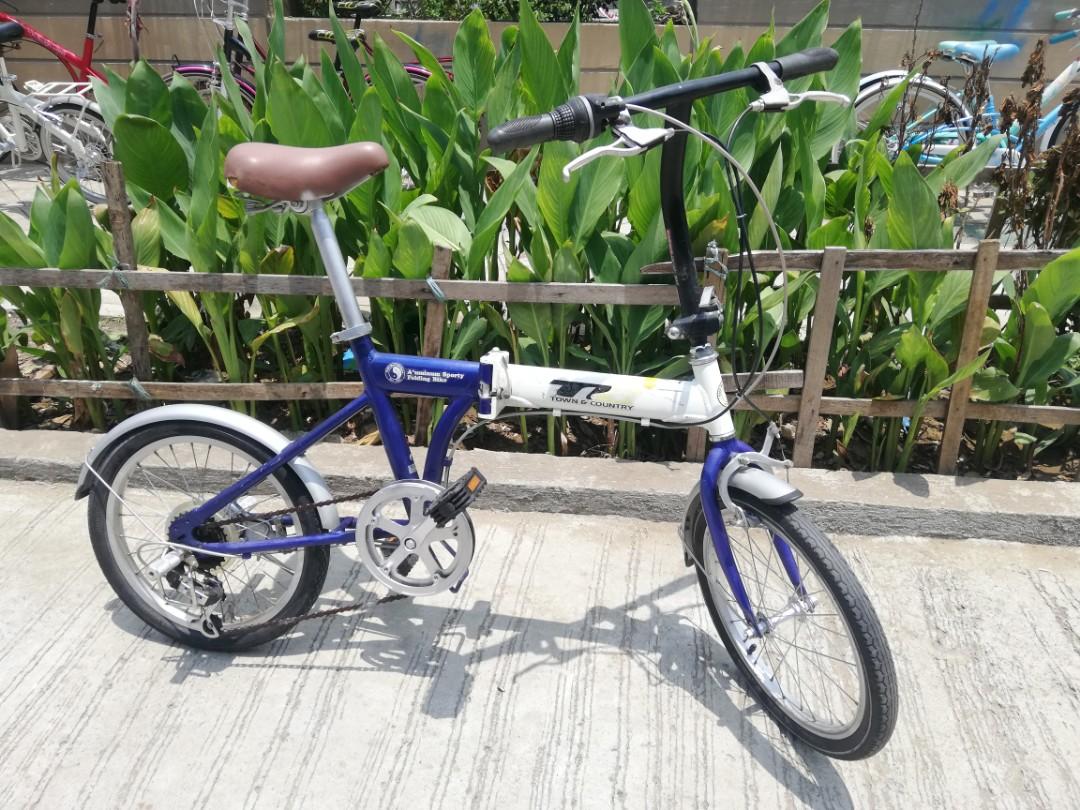 town and country folding bike