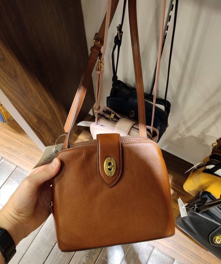 Fossil lana satchel sales