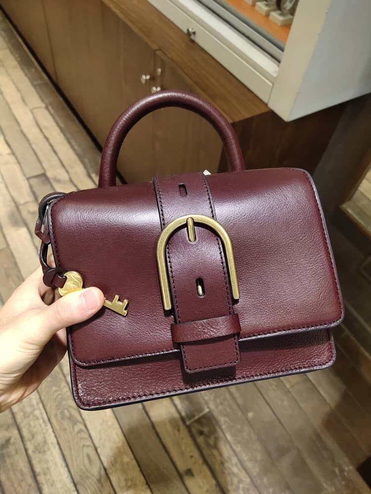 Fossil wiley 2025 top handle bag