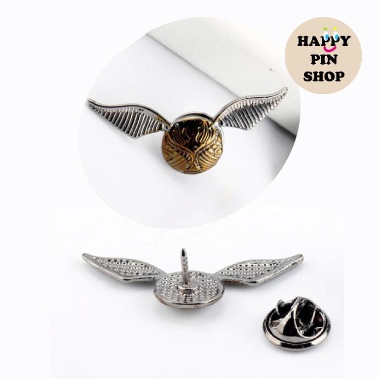 Golden Snitch pins! (Harry Potter pins, enamel pin badge brooch), Women ...