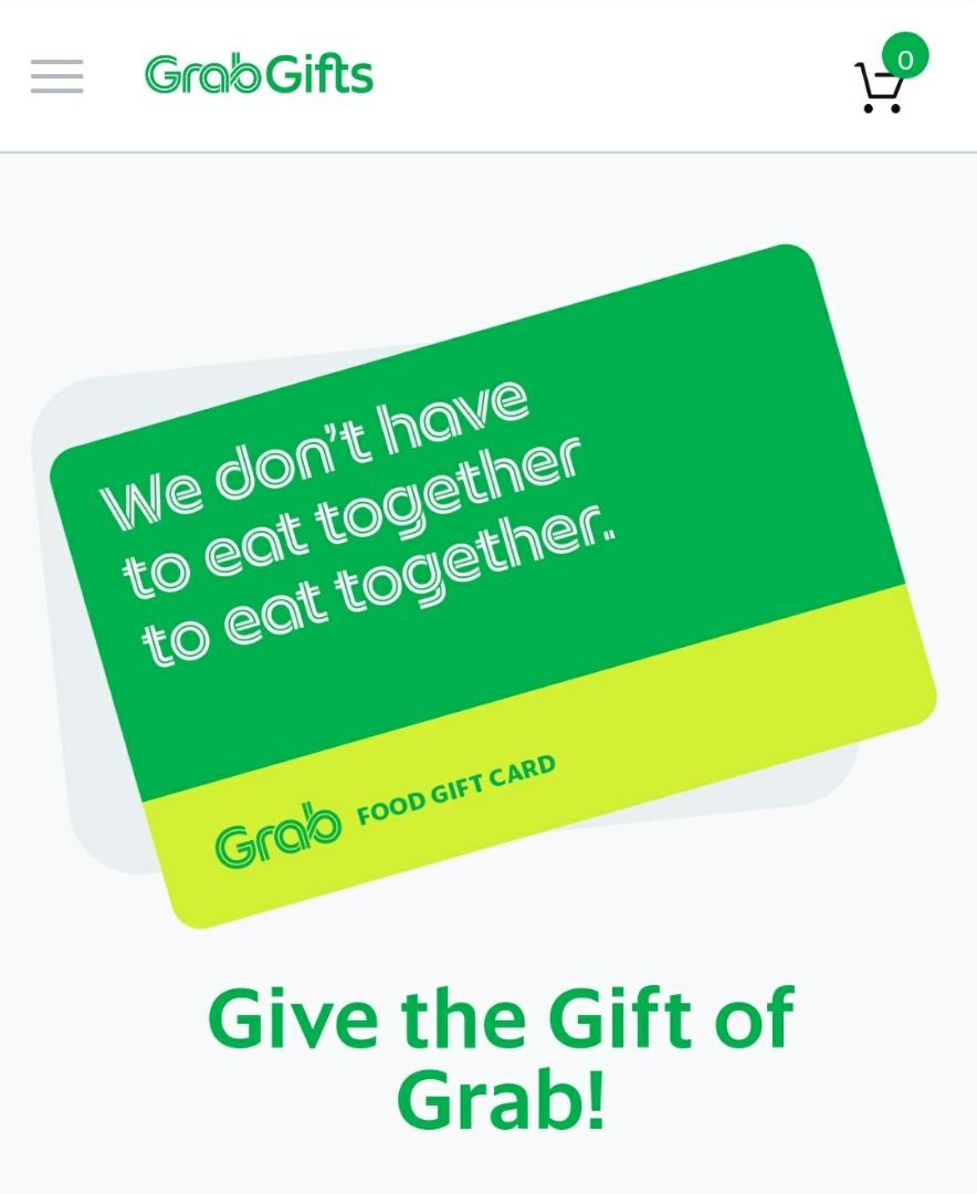 Grab Food Promo Voucher Gift Entertainment Gift Cards Vouchers On Carousell