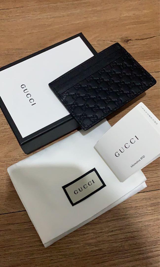 Gucci guccissima card case clearance