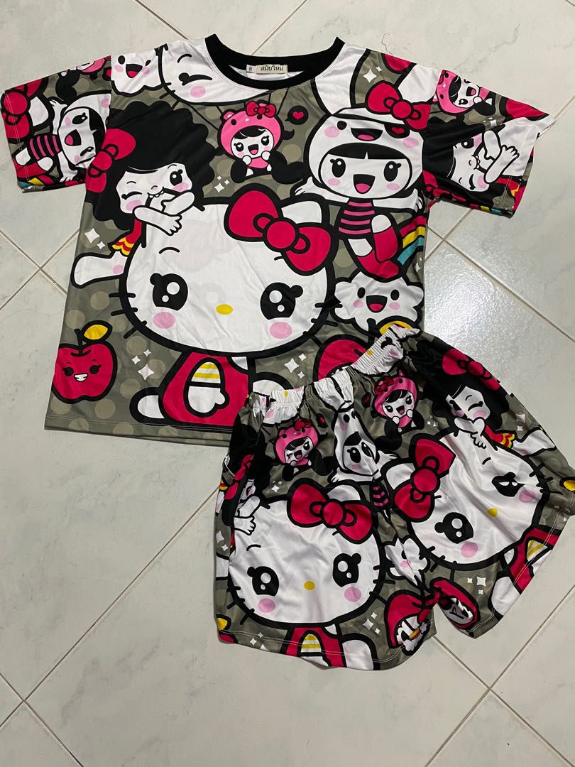 Hello Kitty Dri fit set, Women's Fashion, Clothes, Tops on Carousell