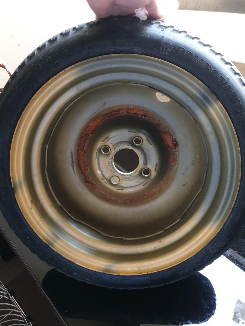 Honda Jazz spare tyre, Car Accessories, Tyres & Rims on Carousell