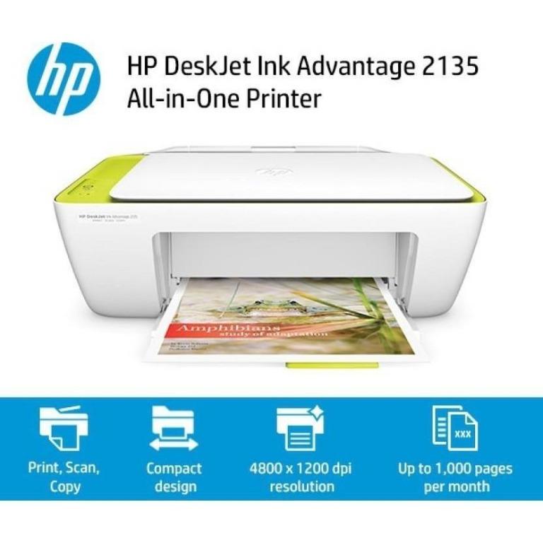 Hp Deskjet Ink Advantage 2135 All In One Printer Full Set Original Hp Electronics Others On Carousell
