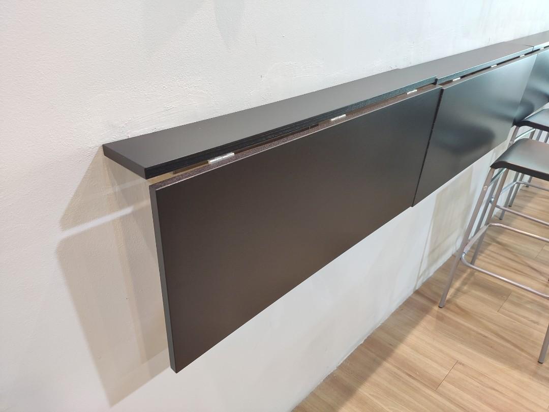 Ikea Wall Mounted Foldable Tables Home Furniture Furniture On Carousell