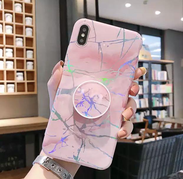 Iphone Case (Category: Cases & Sleeves) located in Singapore. Submitted by thesmstore (Listing ID 1007153037, Image 3). Description: Colours available: Black Marble Holographic / Light Pink Marble Holographic / Light Blue Marble Holographic Models available: Iphone XS / Iphone XR / Iphone XS Max / Iphone 11 / Iphone 11 Pro / Iphone 11 Pro Max Due to COVID-19, all self collections/meet ups are suspended. Do opt for normal mail ($2) or courier stra