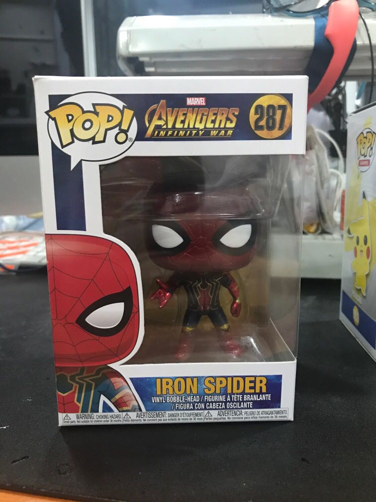 funko pop de iron spiderman